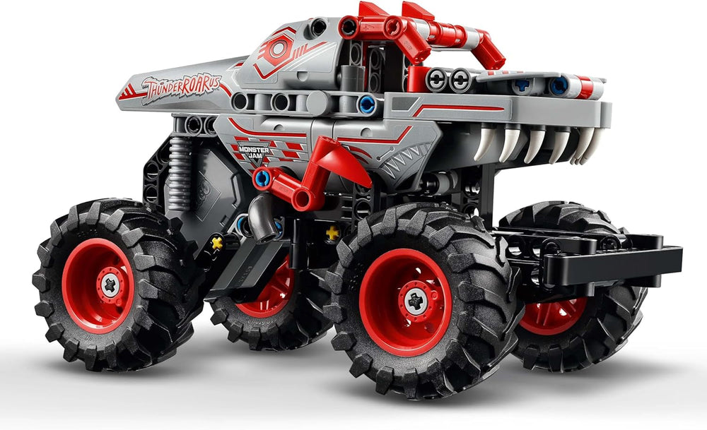 LEGO Technic Monster Jam Thunderroarus, camion monstru de jucărie cu funcție de retragere, jucărie de construcție pentru copii, cadou pentru băieți și fete cu vârsta de 7+ 42200 Seturi de constructie Besuche den LEGO-Store