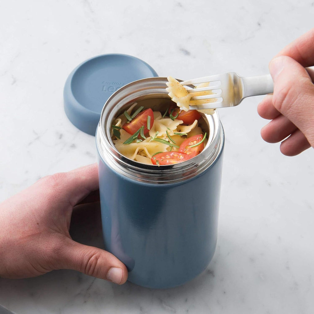 Recipient izoterm pentru alimente BergHoff 0,75 l (recipient termic, menține alimentele + băuturile calde sau reci timp de până la 6 ore, fabricat din oțel inoxidabil, recipient pentru păstrarea căldurii, lavabil în mașina de spălat vase) 3950134 Cutii depozitare alimente Naty Shop