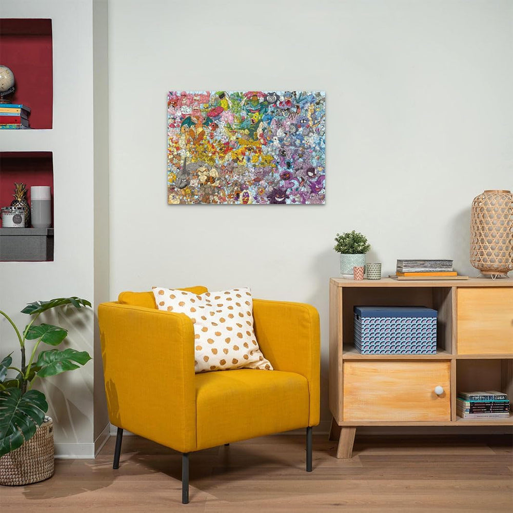 Ravensburger Puzzle 1000 piese 12000460 Challenge Pokémon - Toți cei 150 de Pokémon din prima generație ca un puzzle provocator pentru adulți și copii cu vârsta de 14 ani și peste Puzzle Naty Shop