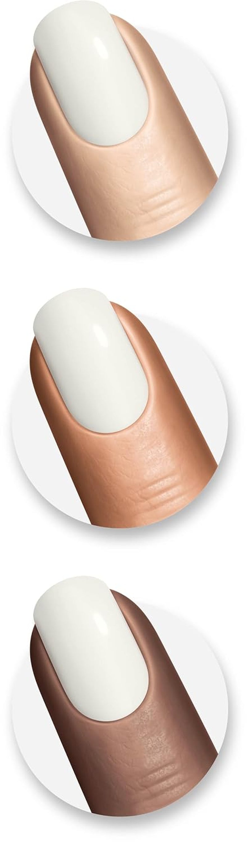 Max Factor Miracle Pure Nail Colour, nuanța 155 Coconut Milk, ojă vegană, de lungă durată, uscare rapidă, 12 ml (pachet de 2)