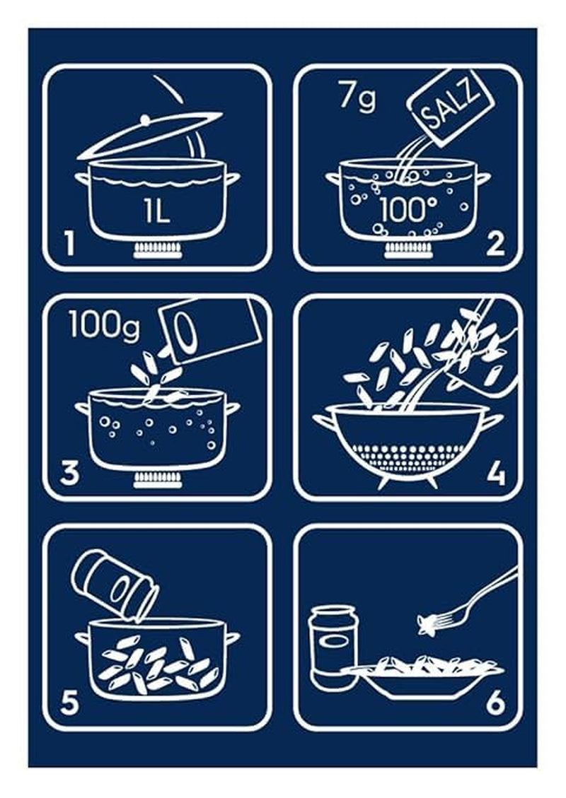 Barilla Pasta Integrale Fusilli – Paste integrale din griș cu fibre naturale, 500 g