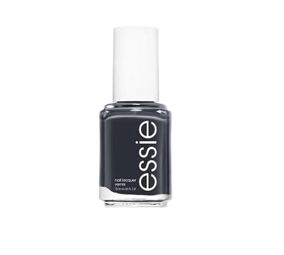 Essie Nagellack für farbintensive Fingernägel, Nr. 608 serene slate, Grau, 13,5 ml