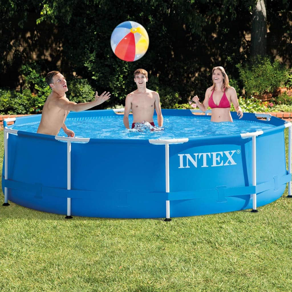 Piscină supraterană Intex 28202GN cu cadru metalic - Ø 305 x 76 cm, albastră