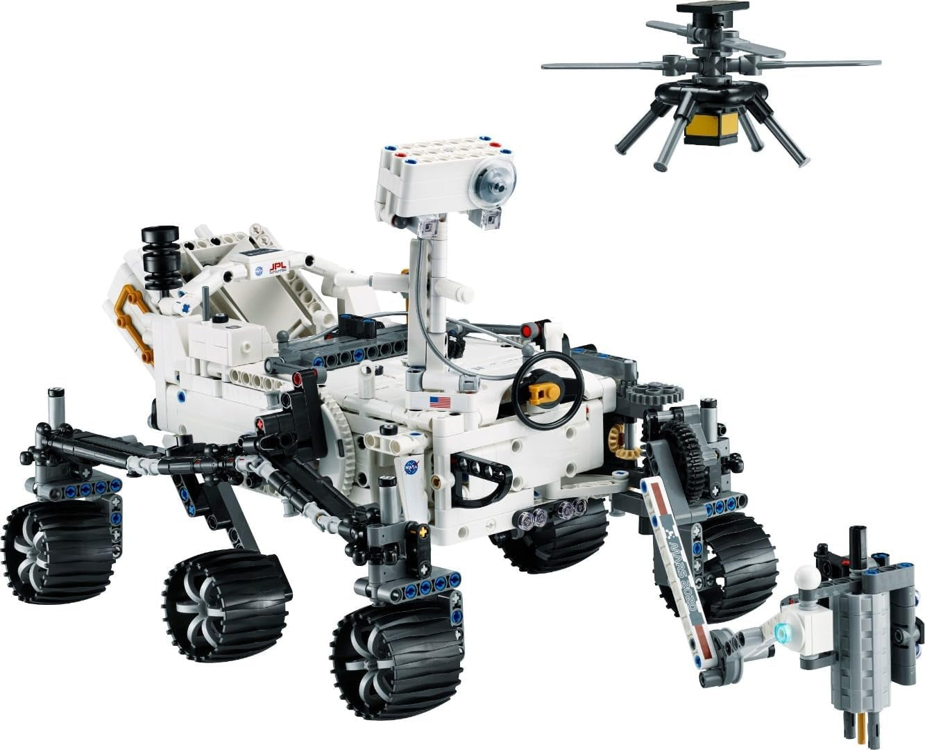 Set de jucării spațiale LEGO 42158 Technic NASA Mars Rover Perserverance cu aplicație Ar, jucărie științifică de construit pentru fete și băieți de la 10 ani în sus Seturi de constructie Besuche den LEGO-Store