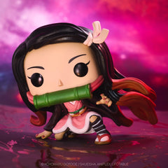 Funko Pop! Animation: Demon Slayer - Nezuko Kamado - Figură de colecție din vinil - Idee de cadou - Marfă oficială - Jucării pentru copii și adulți - Fanii Anime - Figură model pentru colecționari Action figures Naty Shop