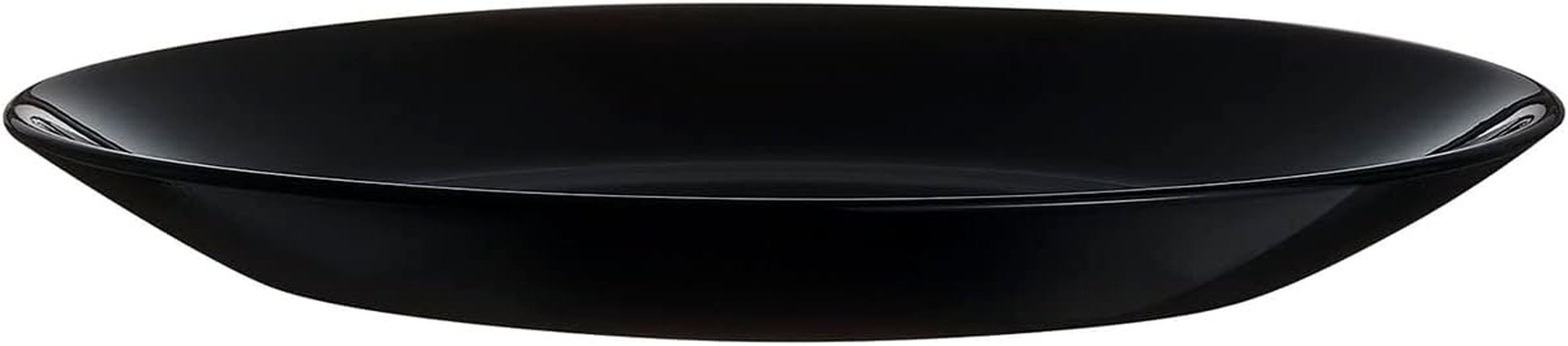 Set de veselă Arcopal Zelie din sticlă neagră, 12 piese, 4 locuri, negru