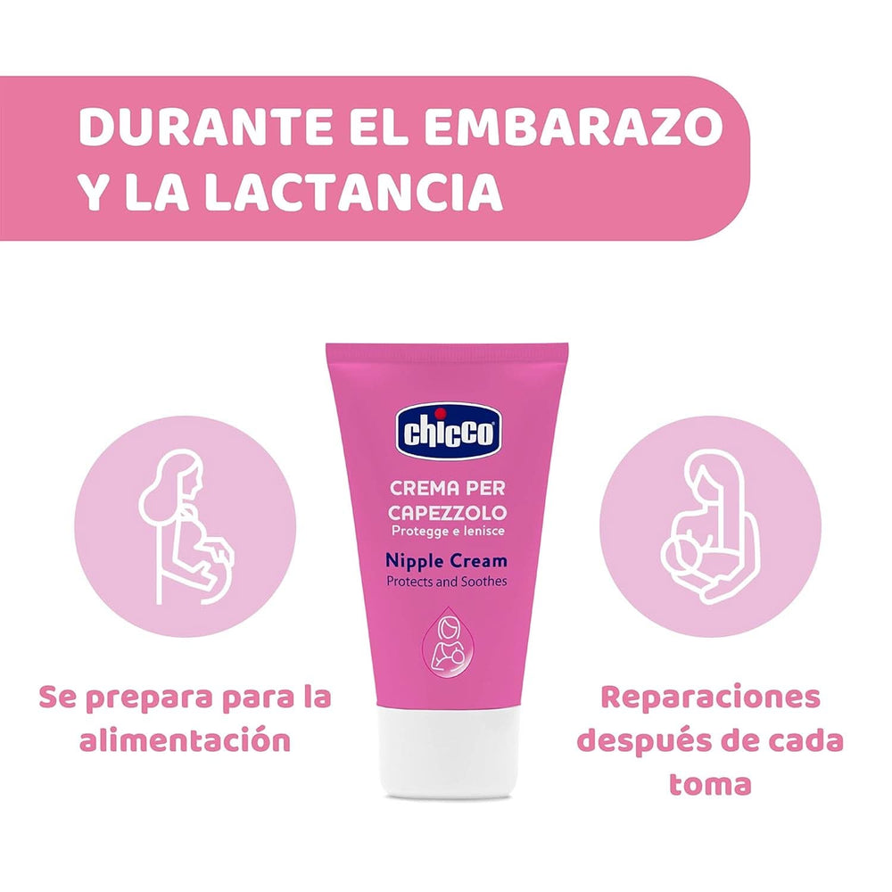 Chicco Brustwarzencreme, Bereitet Die Brustwarze Auf Das Stillen Vor, Nährend, Parfümfrei Und Sicher Für Kinder, Hinterlässt Keine Flecken Auf Dem Gewebe Accesorii Hrana si Alaptare Bebe Naty Shop