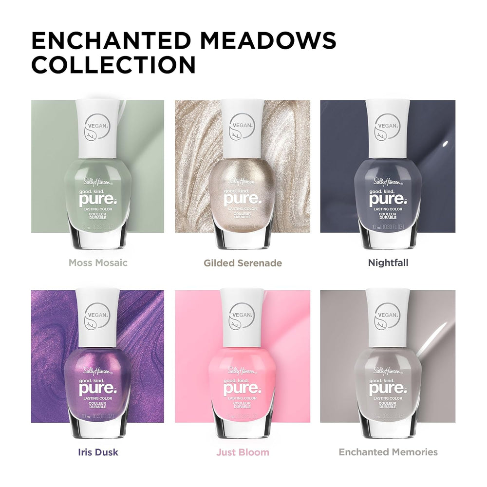 Good, Kind, Pure Iris Dusk, formulă vegană, ultra-luminos, uscare rapidă, 10 ml