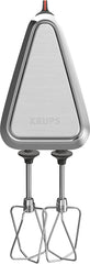 Krups GN9121 3 Mix 9000 Handmixer | 750 Watt | Geschwindigkeitsregler | Turbomodus | Auswurffunktion | Ergonomischer Griff | Inkl. Schneebesen, Knethaken, Pürierstab-Aufsatz, Messbecher | Weiß/Silber Naty Shop