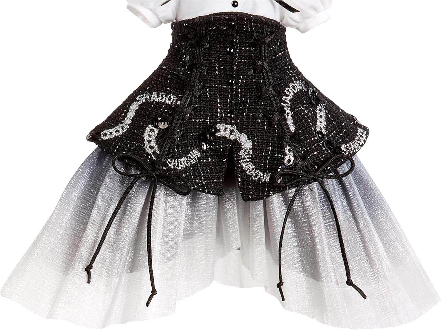 Rainbow High Shadow High Modepuppe – Shanelle Onyx – Schwarzes Haar, 28 cm Modepuppe mit Designer-Outfits, Geeignet für Sammler & Kinder von 6-12 Jahren