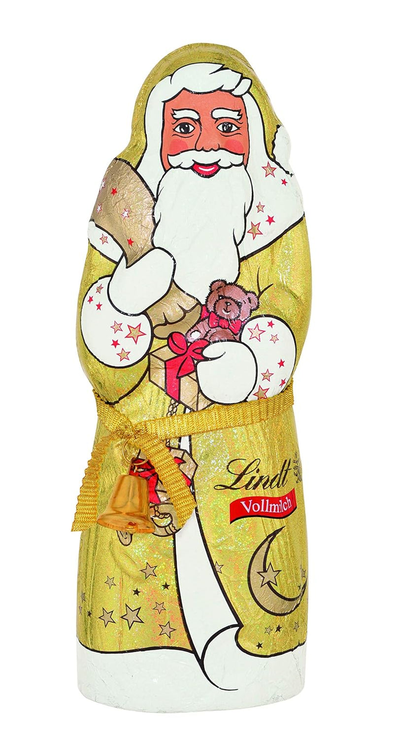 Lindt Santa Glamour, Ciocolată cu lapte, Design nou, 1 pachet (18 x 125g)