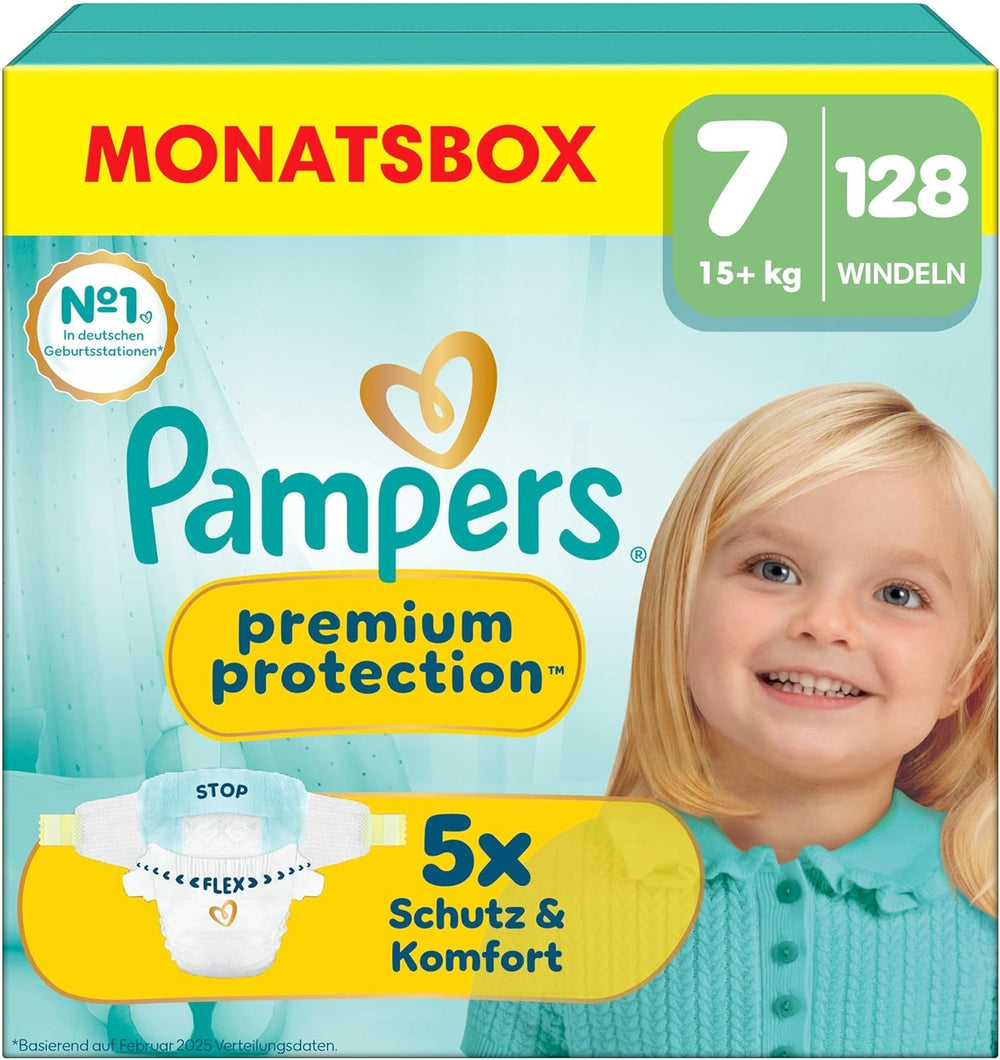 Pampers Premium Protection Mărimea 5, 152 scutece, 11 kg-16 kg, protecția noastră numărul 1 împotriva pielii și scurgerilor