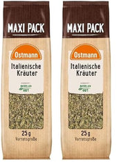 Ostmann Gewürze - Italienische Kräuter gerebelt | Mediterrane Kräutermischung zum Würzen von Tomatensauce, Gemüse- und Fleischgerichten | 25 g im Vorteilsbeutel