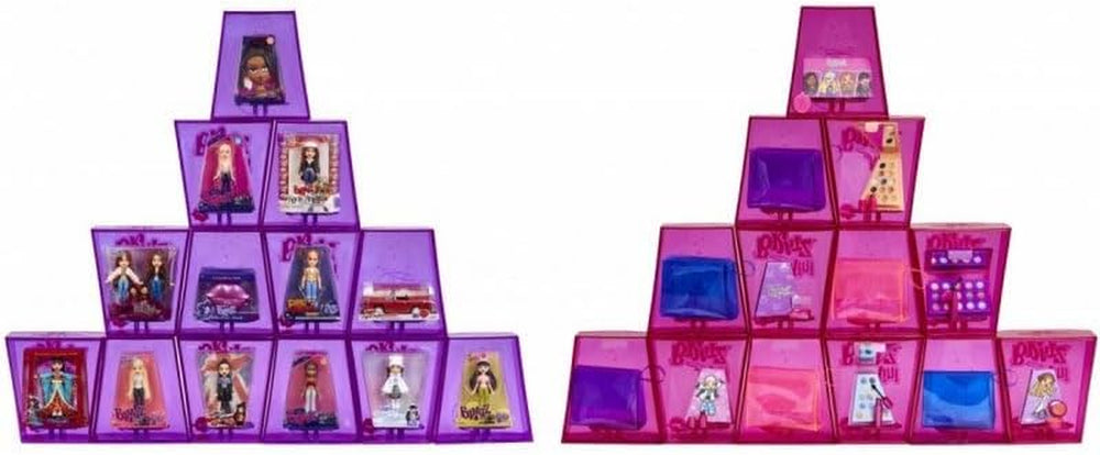 Păpuși Bratz Miniverse MGA's Y2K Nostalgia Flashback Minis Ediție Limitată - PACHET SURPRIZĂ - 2 păpuși Bratz Mini și ambalaj de prezentare - Cadou excelent pentru copii și colecționari cu vârsta de peste 6 ani