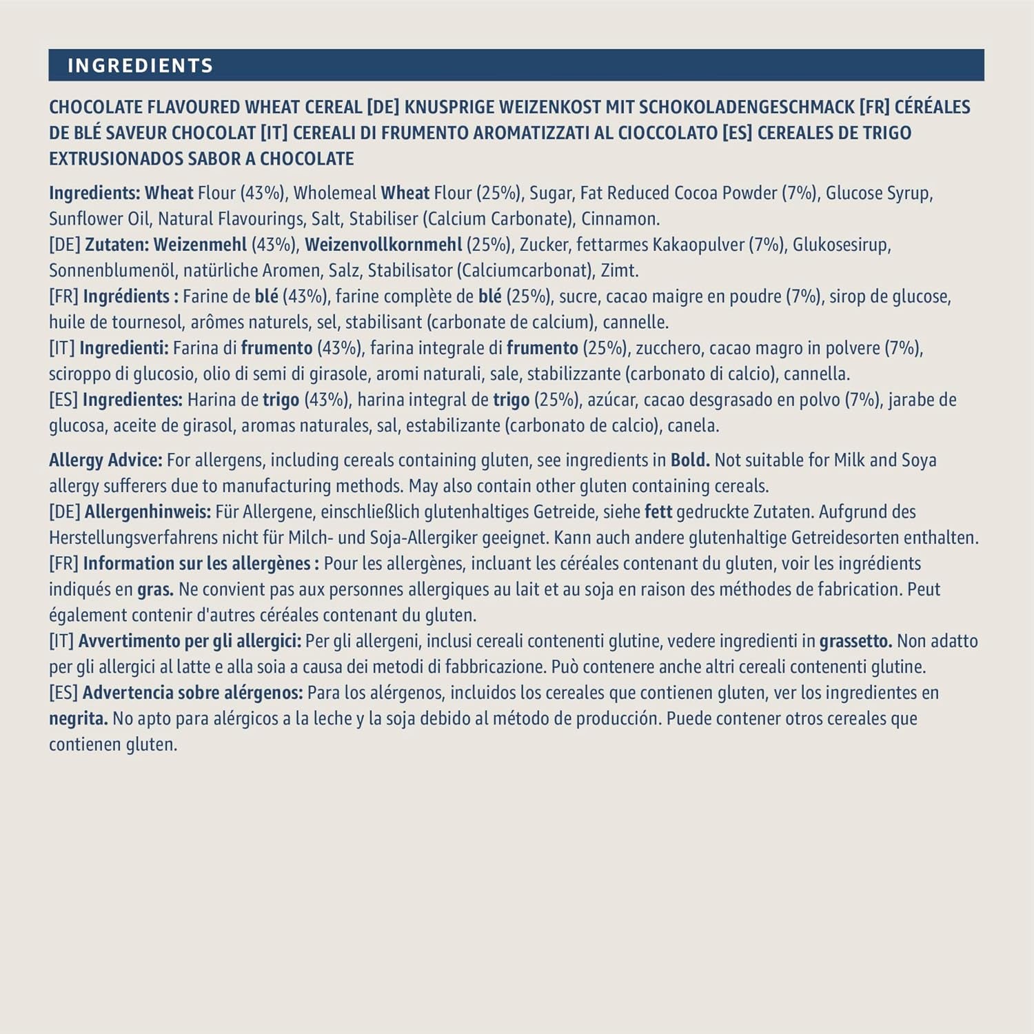 Coji de ciocolată de la Amazon, 375 g