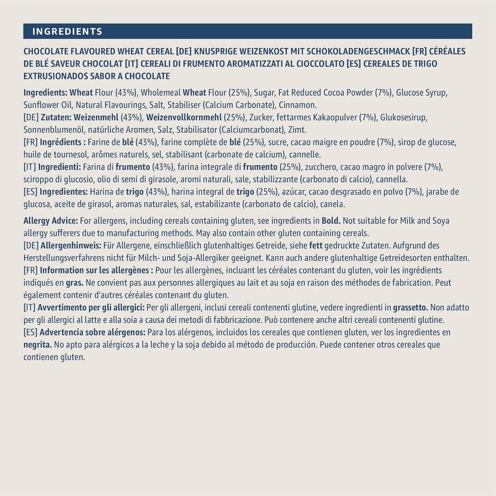 Coji de ciocolată de la Amazon, 375 g