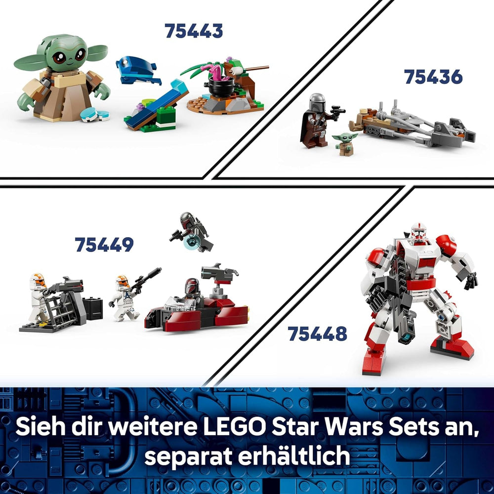 LEGO Star Wars 75437 Cobb Vanths Speeder - inkl. Cobb Vanth & Cad Bane Minifiguren sowie Blaster & Jetpack - Geschenk für Jungen ab 7 Jahren und Fans von The Mandalorian