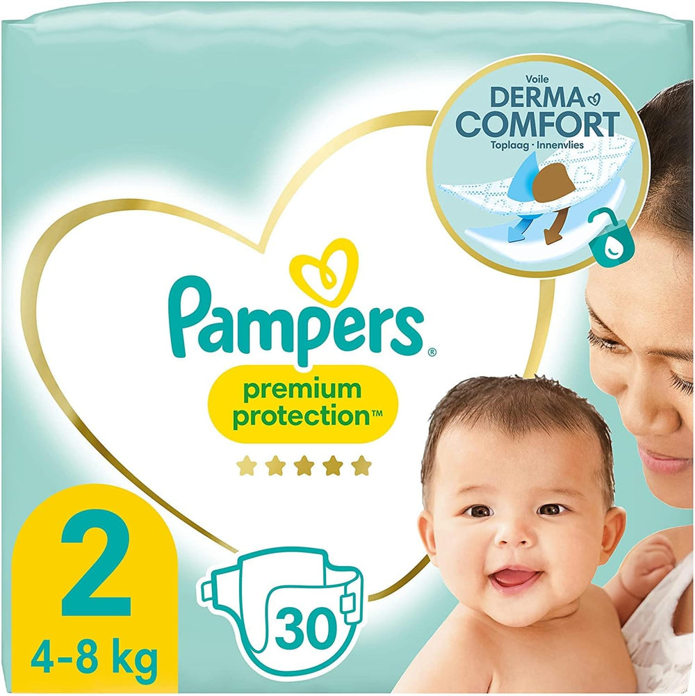 Pampers (Versiunea Veche), Chiloți, Mărimea 4, 9kg-15kg, Pachet de trei (1 x 88 scutece)