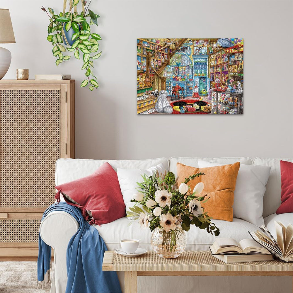 Ravensburger Puzzle 12000527 - În magazinul de jucării - Puzzle Disney de 1000 de piese pentru adulți și copii de la 14 ani Puzzle Naty Shop