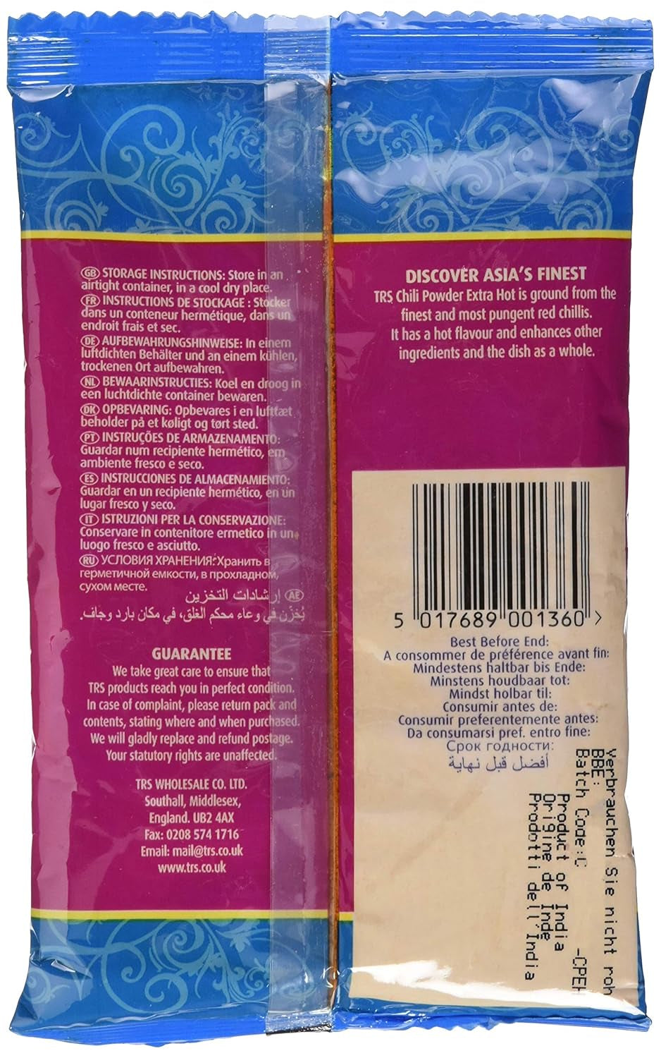 TRS - Chilli Pulver Extra Scharf - (1 X 100 GR)