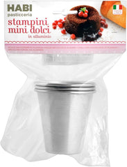 Pachet 3 Matrite Baba Au Rhum, 7 X 8 Cm, Aluminiu, 3 bucati Matrite si tavi pentru copt Naty Shop