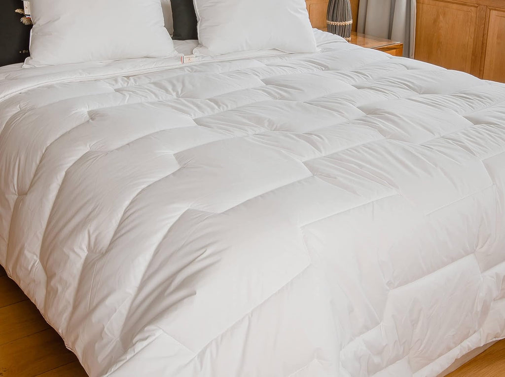 Plapumă 240 X 220 Cm | Bumbac organic și lână Merino | Cald Lavabil la mașină la 30 °C Plapumi si pilote Naty Shop