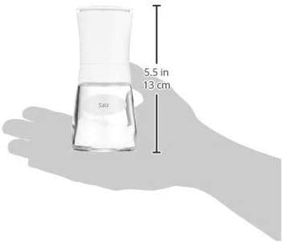 WMF Trend râșniță de sare sau piper 14 cm, fără umplutură, râșniță ceramică, plastic, sticlă, alb Rasnite si Feliatoare Naty Shop