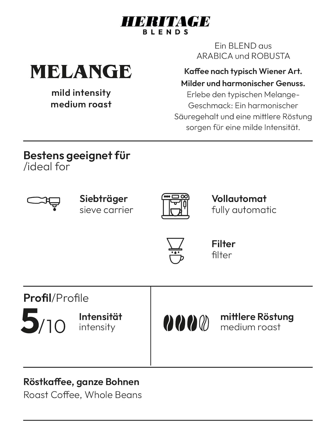 Heritage Melange 1000g