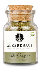 Ankerkraut BIO Oregano, gerebeltes Küchen-Kraut, 15 g im Korkenglas, Bio-Qualität zum selber Würzen, Gewürz mediterrane Küche für Pizza & Pasta