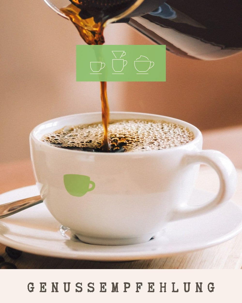 Coffee - Raos I 100% Arabica I Kaffeebohnen 250g I Ideal für Vollautomat, Brühkaffee und French Press mit schokoladig, nussigen Aromen I dunkle Röstung