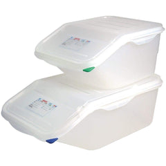 9146 Container accesibil cu capac GN 44199, alb, 200(h) x 200(l) x 395(p) mm. Cutii depozitare alimente Naty Shop