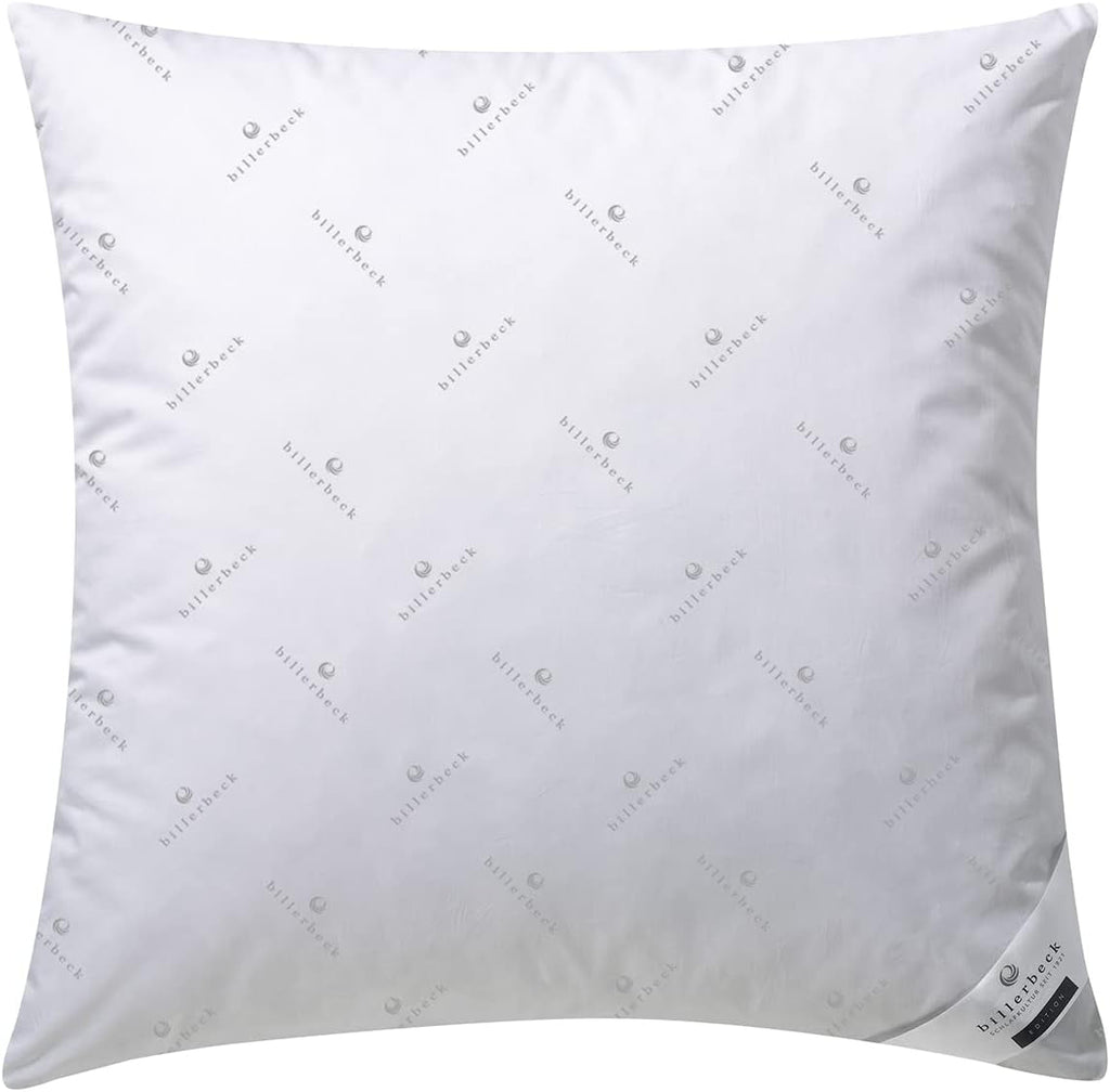 Pernă din fibre Billerbeck E21 King - 40 X 40 Cm - Pernă - Suport moale - Finisaj Aloe vera, alb Perne standard Naty Shop 070X090 Cm - Forța de susținere medie