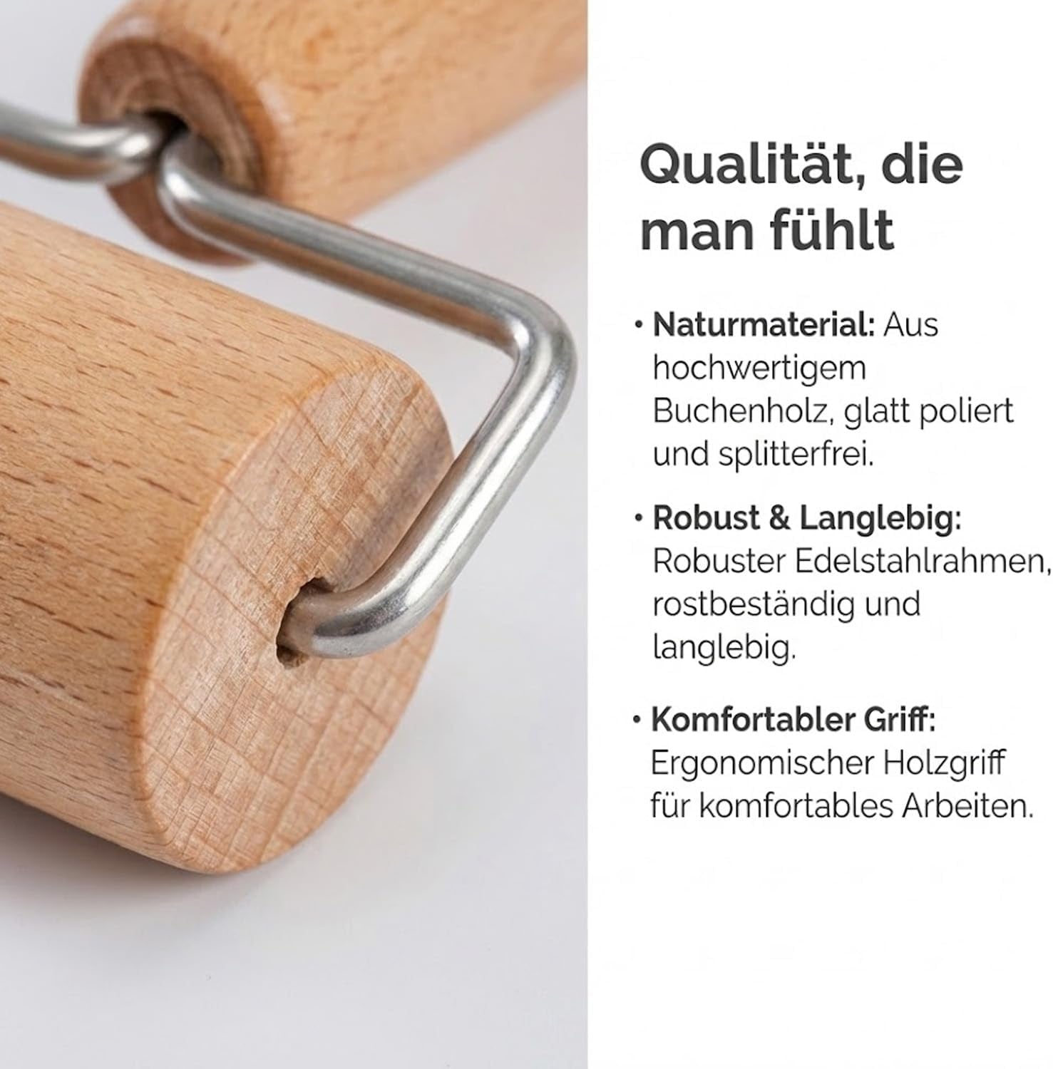 Sucitor, rolă de aluat, sucitor din lemn, potrivit pentru copt și gătit în bucătăria de acasă, tortilla, pizza, fursecuri