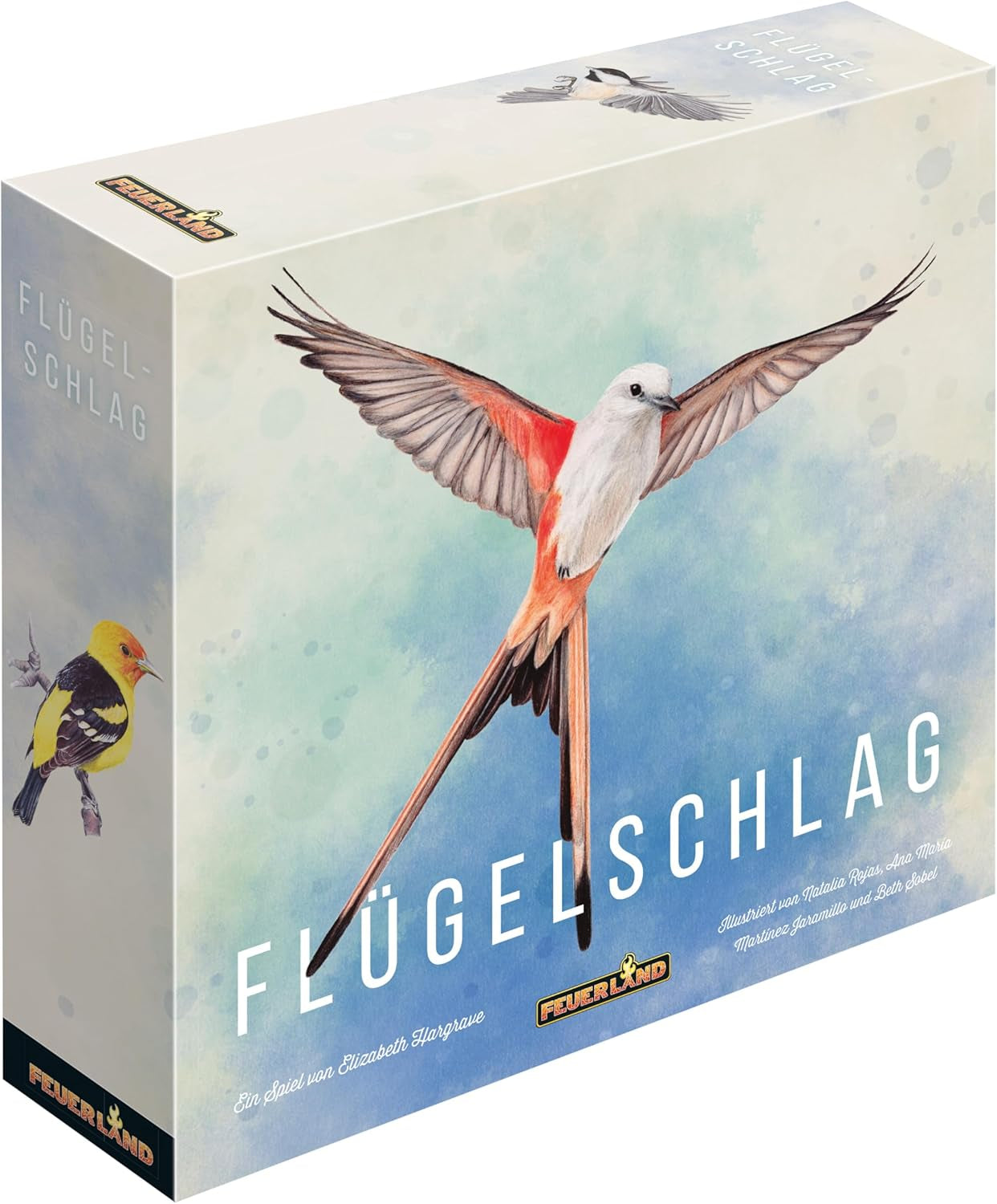 Feuerland Spiele 104-146-901 63558 Wingspan Board Game German Edition - Kennerspiel des Jahres 2019 (Premiul criticii)