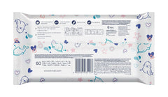 Kindii Șervețele umede pentru bebeluși și copii - Alantoină - Fără parfum - Testat dermatologic - Pentru piele sensibilă Servetele Umede Bebelusi Naty Shop