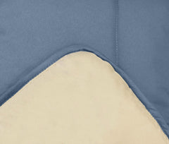 Poyet Motte Calgary quilt, poliester, ulei/mastic, poliester, pétrole/mastic, 260 X 240 X 1 Cm Plapumi si pilote Naty Shop