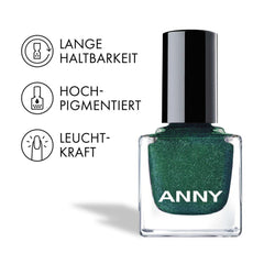 Oja ANNY – Oja colorată de înaltă calitate, cu strălucire de lungă durată, rezistentă la ciobire și cu uscare rapidă, culoare: Save The Date - 15 ml