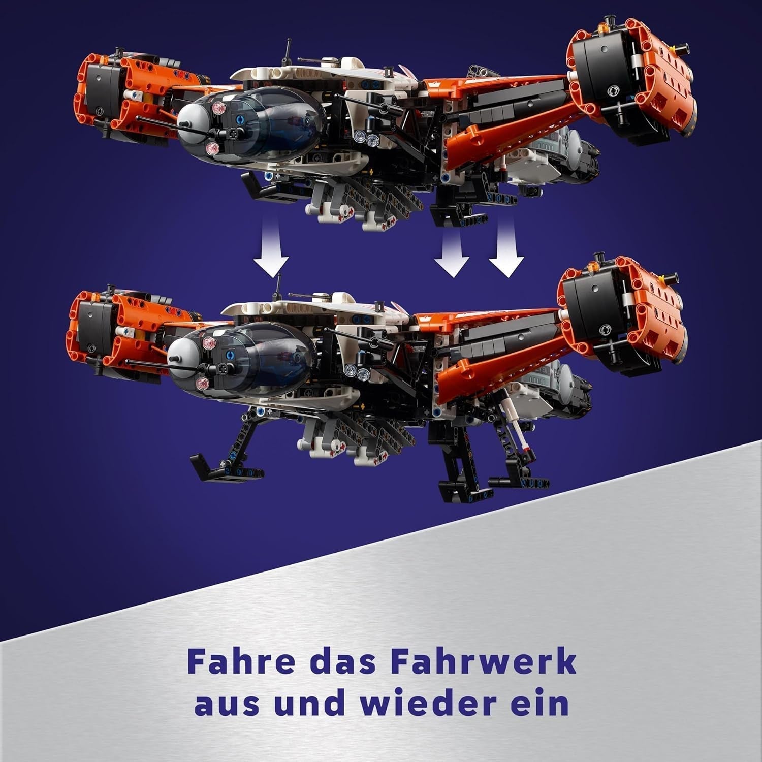 LEGO Technic Vtol transportor spațial LT81, set de construcție spațială, jucărie spațială, navă spațială, set de joacă cu mini-rover, cadou pentru băieți și fete cu vârsta peste 10 ani 42181 Seturi de constructie Besuche den LEGO-Store