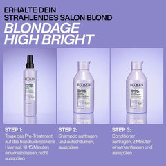 Redken, Șampon pentru păr blond Duș și baie Naty Shop