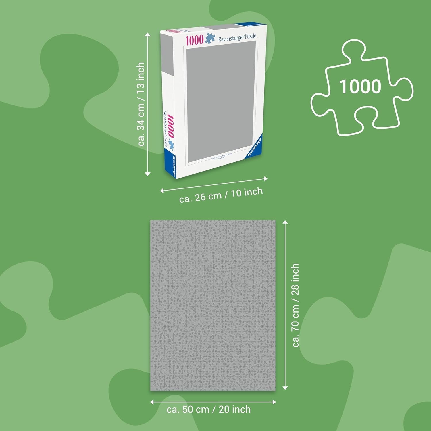 Ravensburger Puzzle 12000526 - Aventuri cu Alice - Puzzle de 1000 de piese pentru adulți și copii de la 14 ani, Puzzle Naty Shop