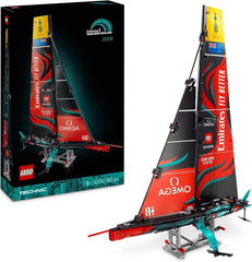 LEGO Technic Emirates Team New Zealand AC75 Racing Yacht, set de construcție cu barcă cu pânze pentru adulți, cadou pentru bărbați și femei, activitate creativă și relaxantă 42174 Seturi de constructie Besuche den LEGO-Store Titlu implicit