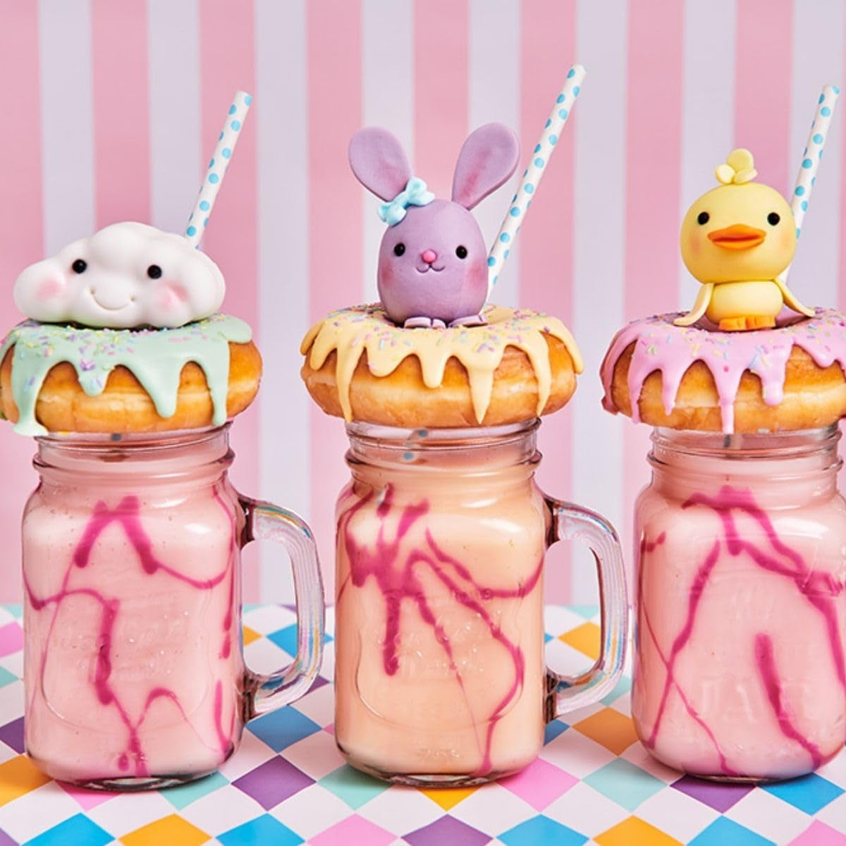 Funcakes Mix Für Donuts, Backen Sie Ganz Einfach Ihre Eigenen Donuts Zu Hause in Der Friteuse Oder Im Ofen, Halal. 500 G. Naty Shop