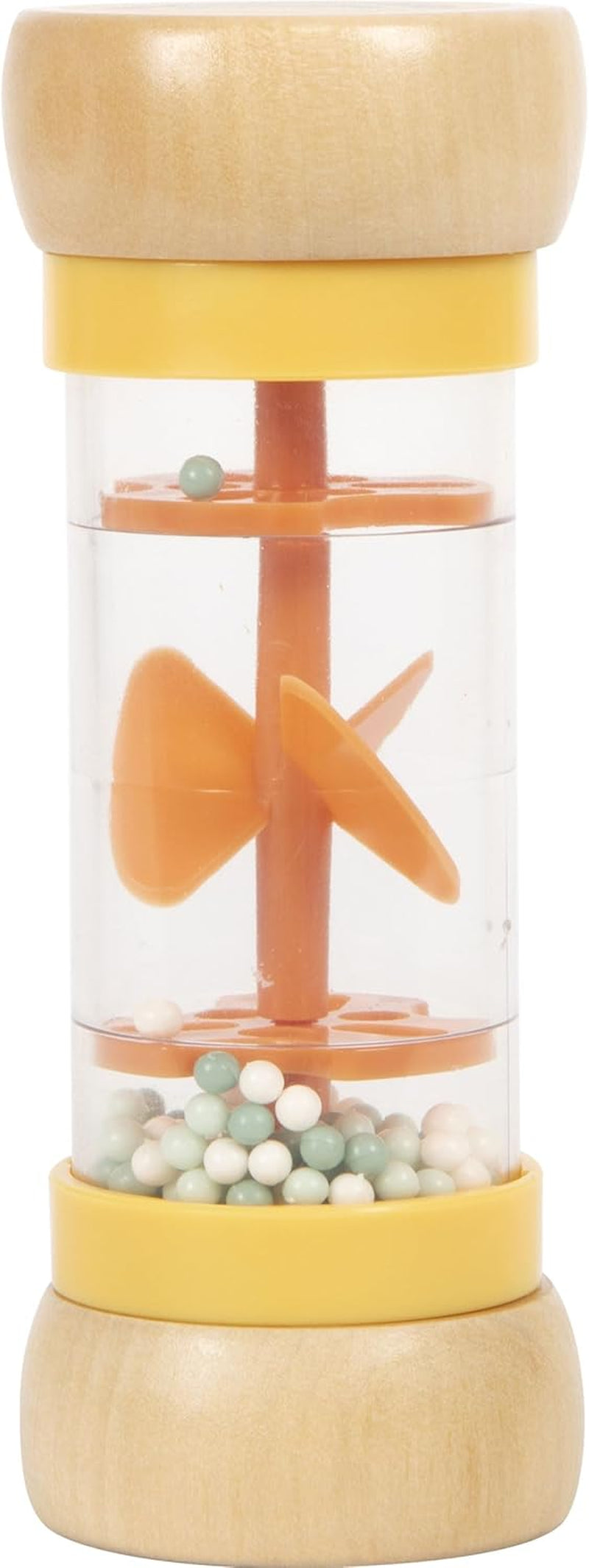 Small Foot rainmaker rattle "Safari", jucărie senzorială fascinantă din lemn, pentru copii începând cu vârsta de 6 luni, 12458 Jucarii Bebe Naty Shop