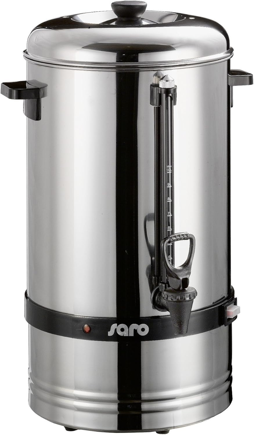Espressor Saro cu filtru rotund – 6,75 L / 40 de cești – oțel inoxidabil – funcție de preparare și menținere la cald – robinet de siguranță – vizor – 1,5 kW – model SAROMICA 6005