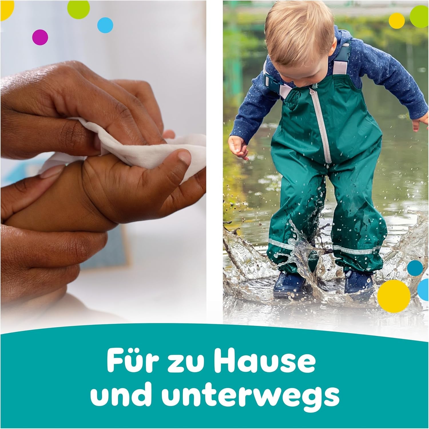 Șervețele umede Pampers Fresh Clean, 12 pachete a câte 52 de șervețele, 624 de șervețele în total, parfum ușor, potrivite și pentru mâini și față