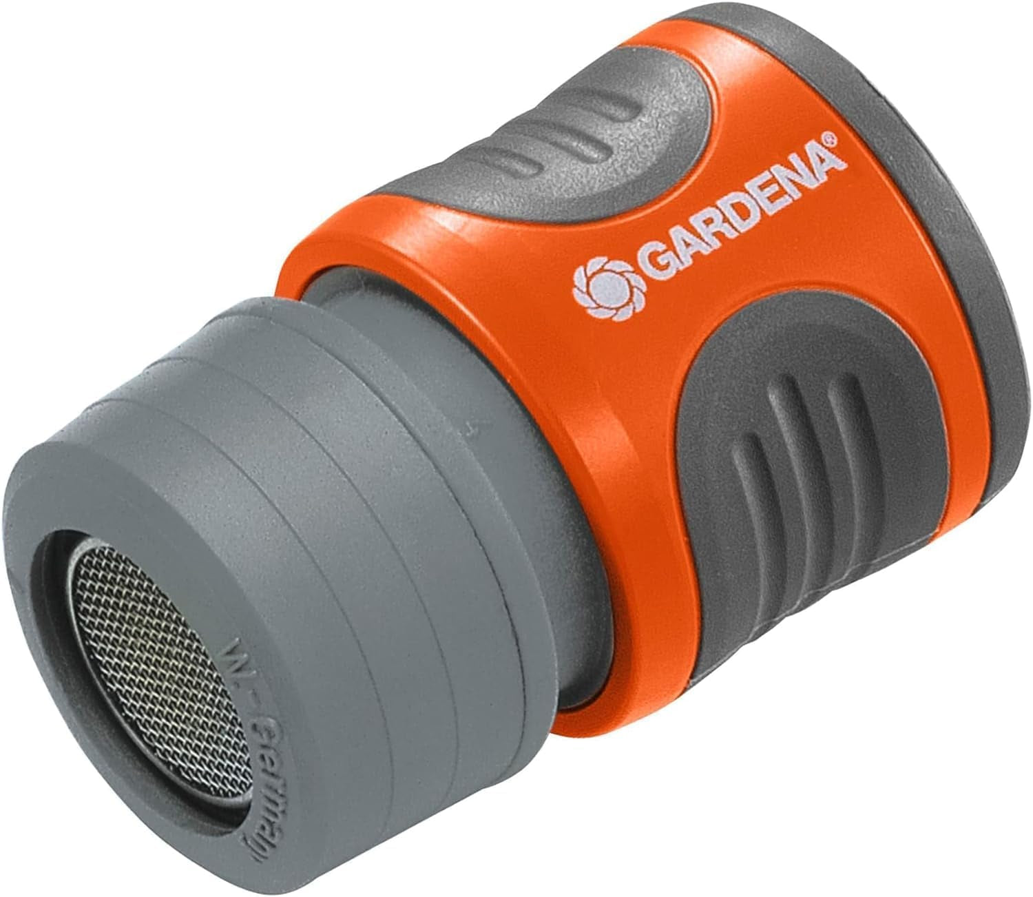 Adaptor aerator Gardena: Aerator pentru apă fără stropi la robinet, pentru conectarea la conectorul robinetului Gardena, pentru un jet de apă delicat, aerat și concentrat (2905-26)