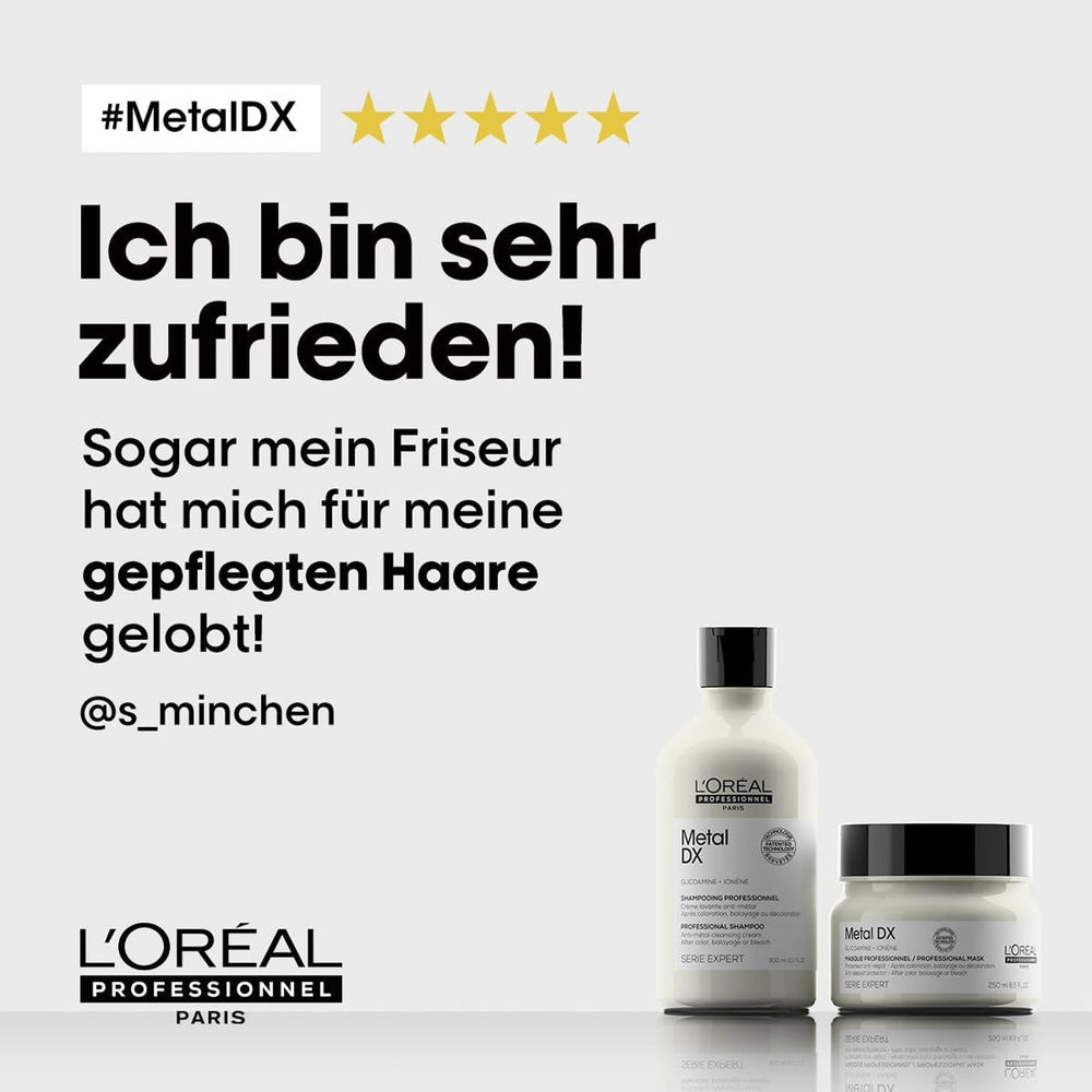 L'Oréal Professionnel Pentru păr vopsit, Culori și strălucire radiante, Gama Expert, Metal DX Masca de par Naty Shop