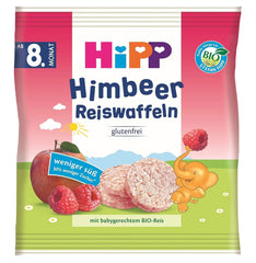 Produse de gustare bio Hipp batoane de mei, pachet de 7 (7 x 30g) Mama si Copilul Naty Shop 7 x 30 grame Zmeura