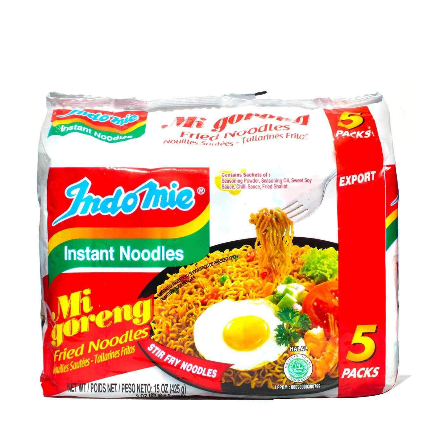 INDOMIE - Tăiței instant Mi Goreng - Pachet multiplu (40 x 80 g)
