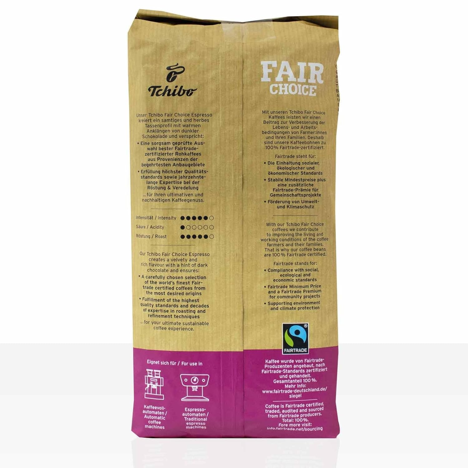 Tchibo Fair Choice Espresso 6 boabe de cafea x 1 kg